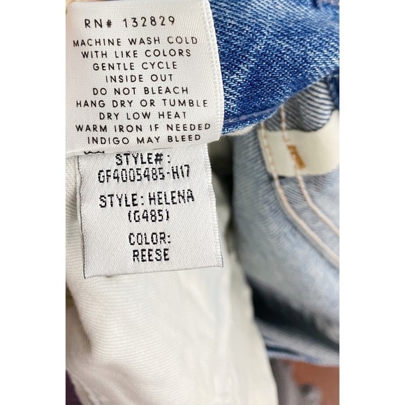 GRLFRND Helena High Waisted Distressed Jeans - Picture 13 of 14